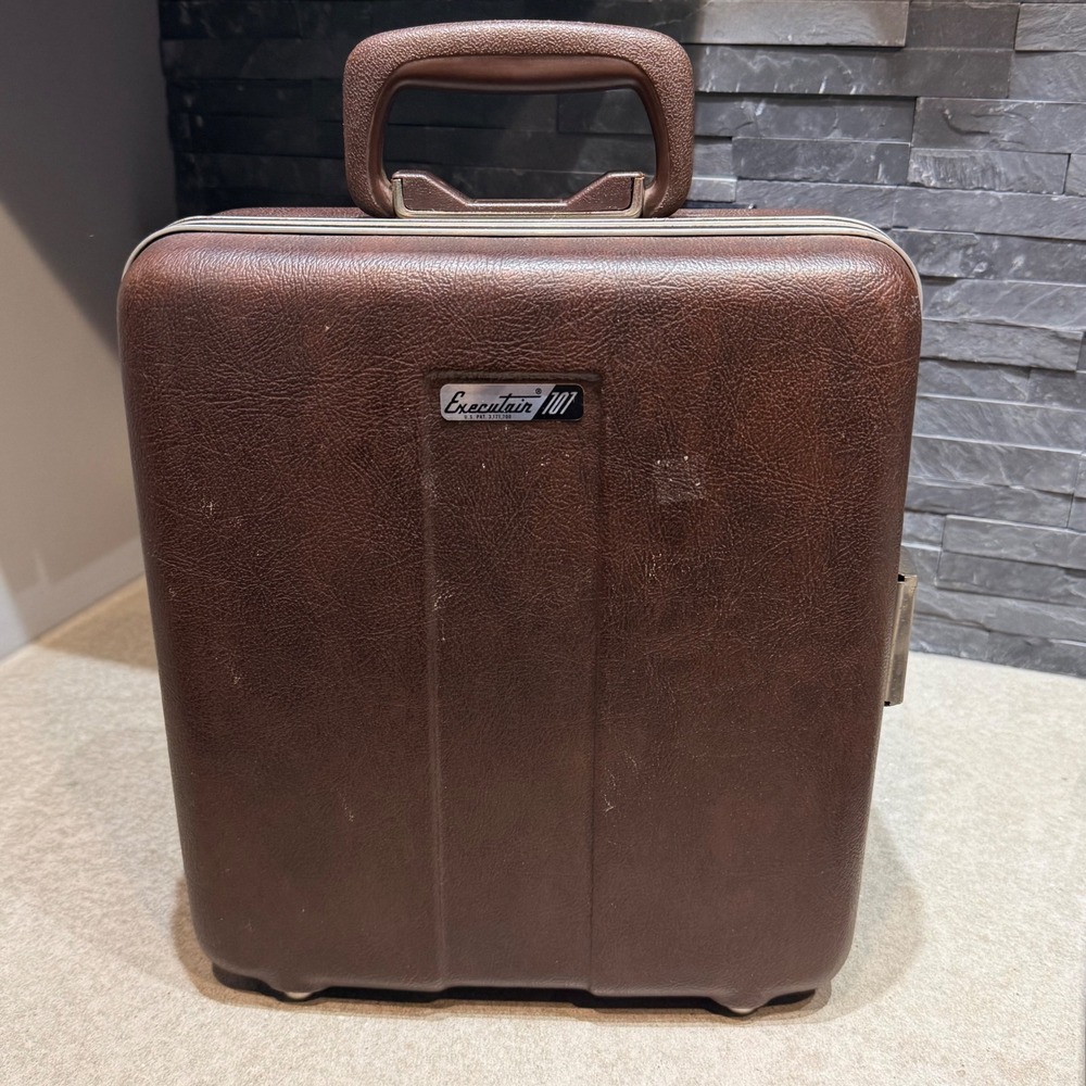 Vintage Executair 707 Portable Travel Bar Case Cocktail Set 6 Cups Mid Century - Picture 6 of 10